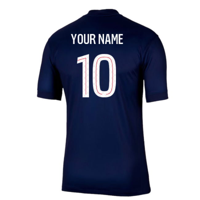 2025-2026 PSG Paris Saint Germain Home Shirt (Your Name)