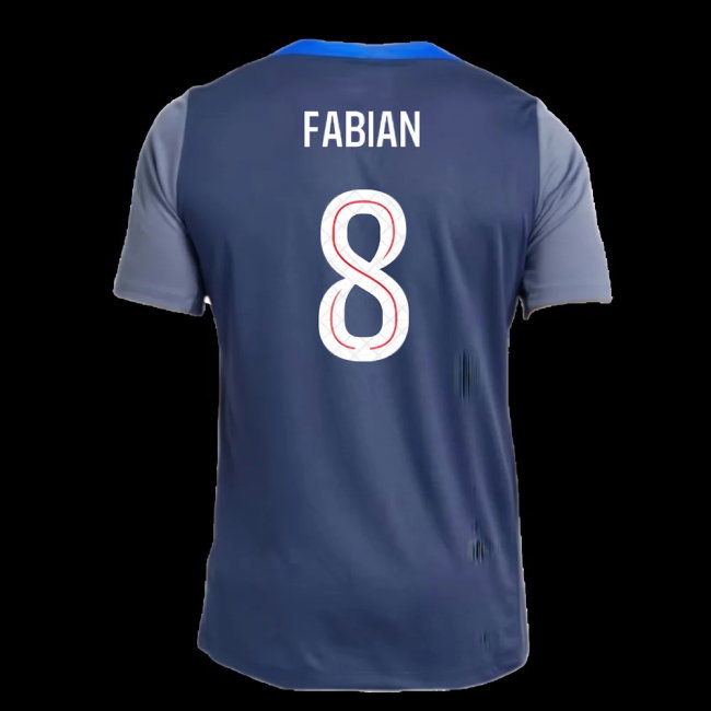2025-2026 PSG Strike Dri-Fit Training Shirt (Navy) (Fabian 8)
