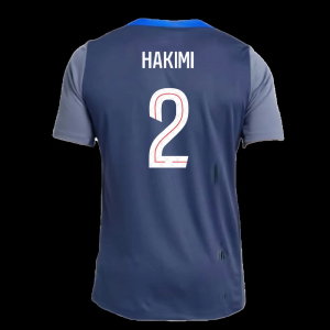 2025-2026 PSG Strike Dri-Fit Training Shirt (Navy) (Hakimi 2)