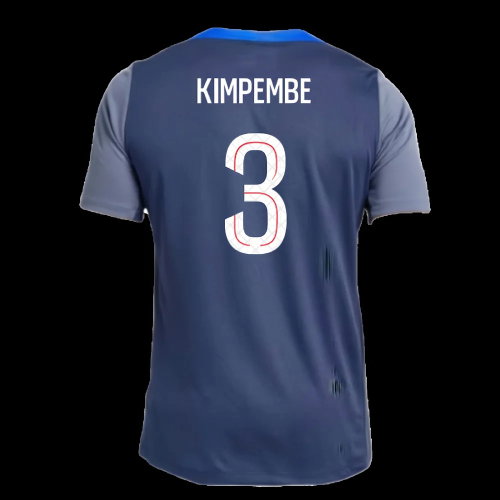 2025-2026 PSG Strike Dri-Fit Training Shirt (Navy) (Kimpembe 3)
