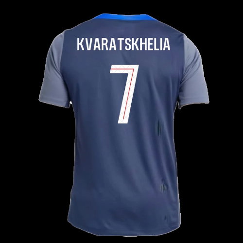 2025-2026 PSG Strike Dri-Fit Training Shirt (Navy) (Kvaratskhelia 7)