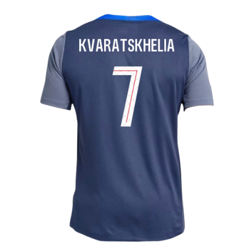 2025-2026 PSG Strike Dri-Fit Training Shirt (Navy) (Kvaratskhelia 7)