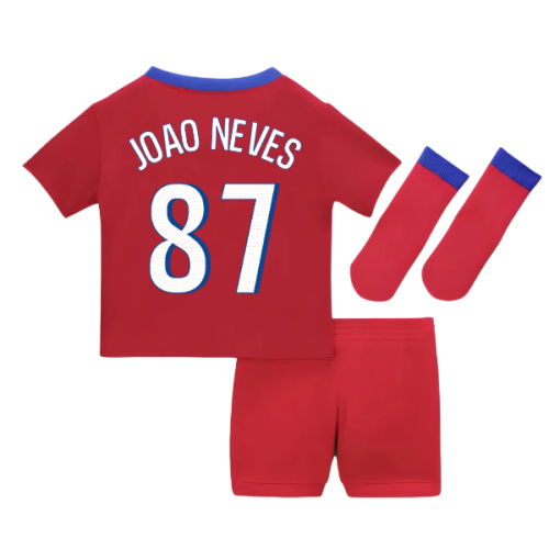 2025-2026 PSG Third Baby Kit (Joao Neves 87)