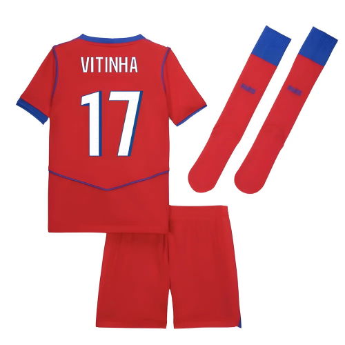 2025-2026 PSG Third Little Boys Mini Kit (Vitinha 17)
