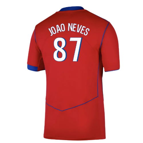 2025-2026 PSG Third Shirt (Joao Neves 87)