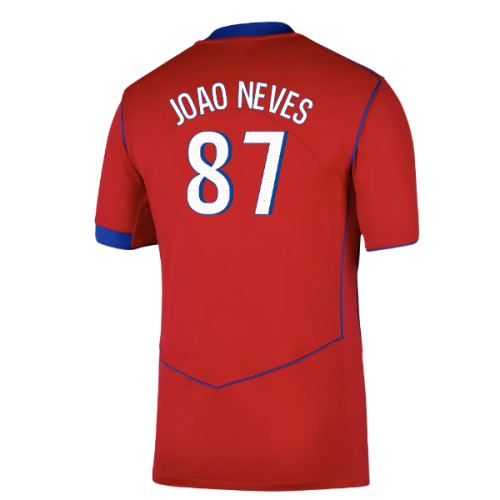 2025-2026 PSG Third Shirt (Joao Neves 87) 2025-2026 PSG Third Shirt (Joao Neves 87)