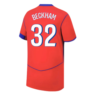 2025-2026 PSG Third Shirt (Kids) (Beckham 32)