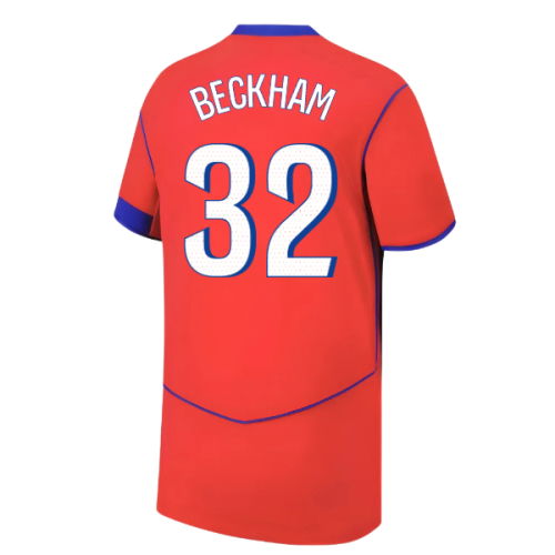 2025-2026 PSG Third Shirt (Kids) (Beckham 32)