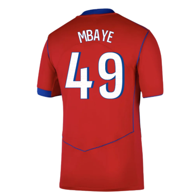 2025-2026 PSG Third Shirt (Mbaye 49)