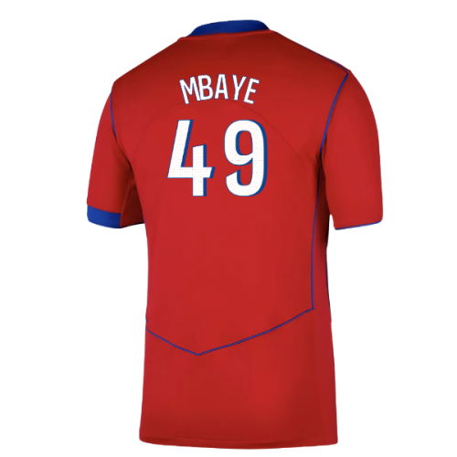 2025-2026 PSG Third Shirt (Mbaye 49)