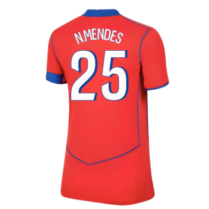 2025-2026 PSG Third Shirt (Womens) (N.Mendes 25)