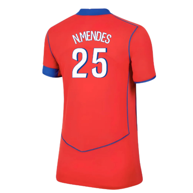 2025-2026 PSG Third Shirt (Womens) (N.Mendes 25)