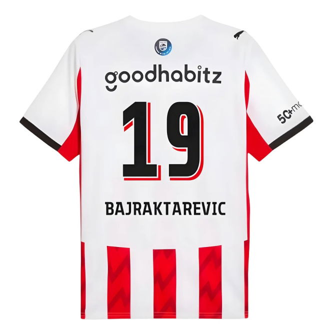 2025-2026 PSV Eindhoven Home Shirt (Bajraktarevic 19)