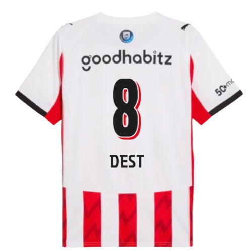 2025-2026 PSV Eindhoven Home Shirt (Dest 8)