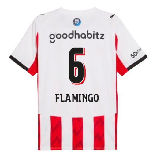 2025-2026 PSV Eindhoven Home Shirt (Flamingo 6)