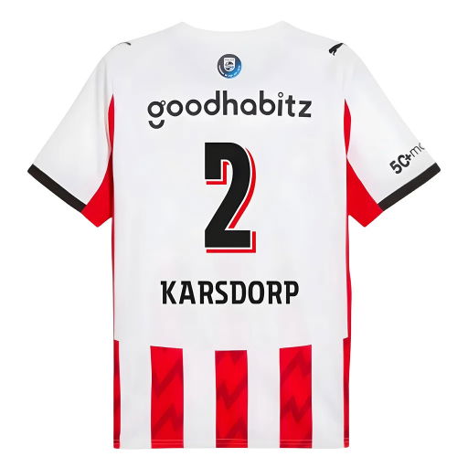 2025-2026 PSV Eindhoven Home Shirt (Karsdorp 2)