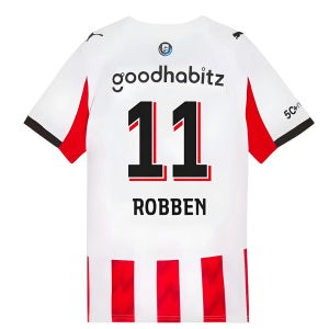 2025-2026 PSV Eindhoven Home Shirt (Kids) (Robben 11)