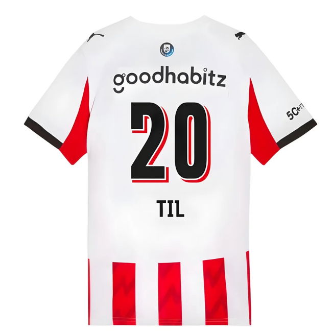 2025-2026 PSV Eindhoven Home Shirt (Kids) (Til 20)