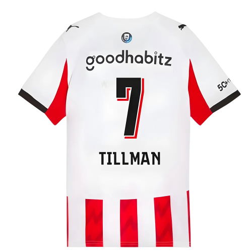 2025-2026 PSV Eindhoven Home Shirt (Kids) (Tillman 7)