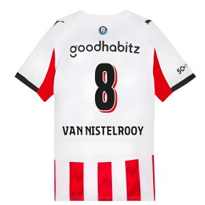 2025-2026 PSV Eindhoven Home Shirt (Kids) (Van Nistelrooy 8)