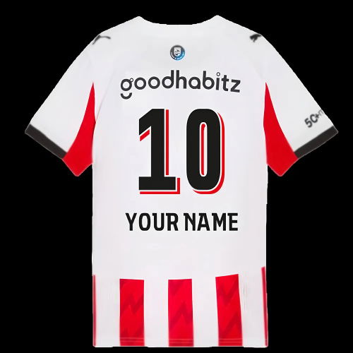2025-2026 PSV Eindhoven Home Shirt (Kids) (Your Name)