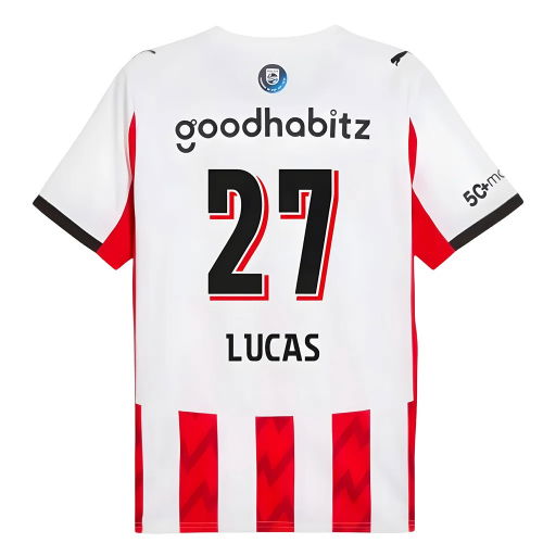 2025-2026 PSV Eindhoven Home Shirt (Lucas 27)