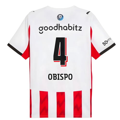 2025-2026 PSV Eindhoven Home Shirt (Obispo 4)