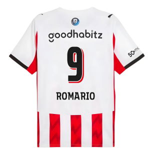 2025-2026 PSV Eindhoven Home Shirt (Romario 9)