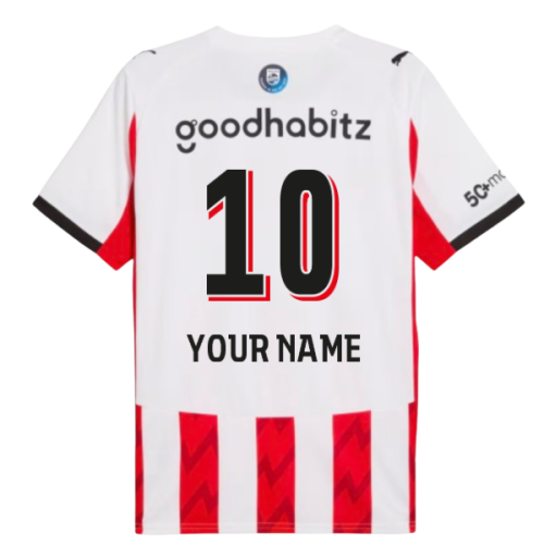 2025-2026 PSV Eindhoven Home Shirt (Your Name)