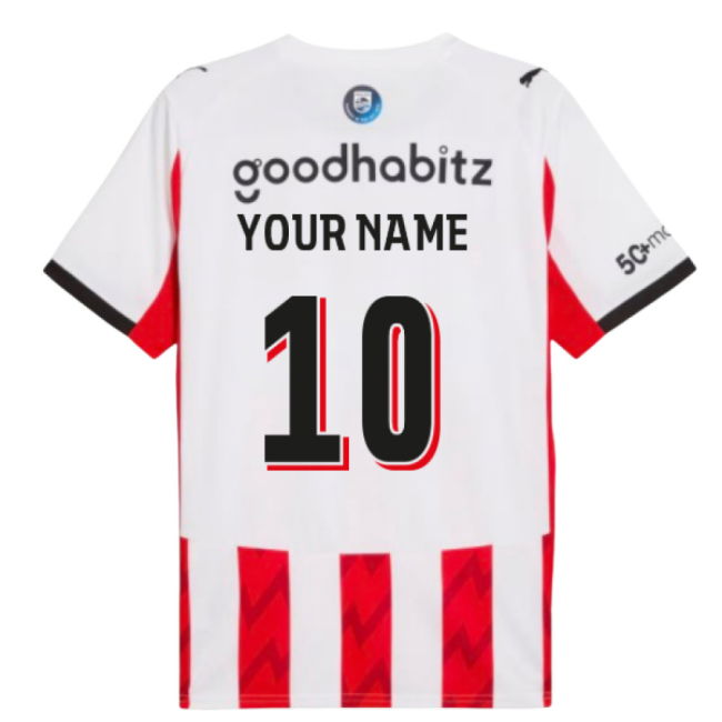 2025-2026 PSV Eindhoven Home Shirt (Your Name)