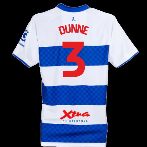 2025-2026 QPR Queens Park Rangers Home Shirt (Dunne 3)