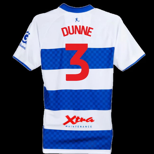 2025-2026 QPR Queens Park Rangers Home Shirt (Dunne 3)