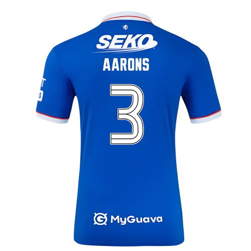 2025-2026 Rangers Authentic Home Shirt (Aarons 3)