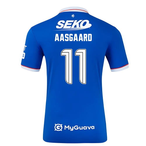 2025-2026 Rangers Authentic Home Shirt (Aasgaard 11)