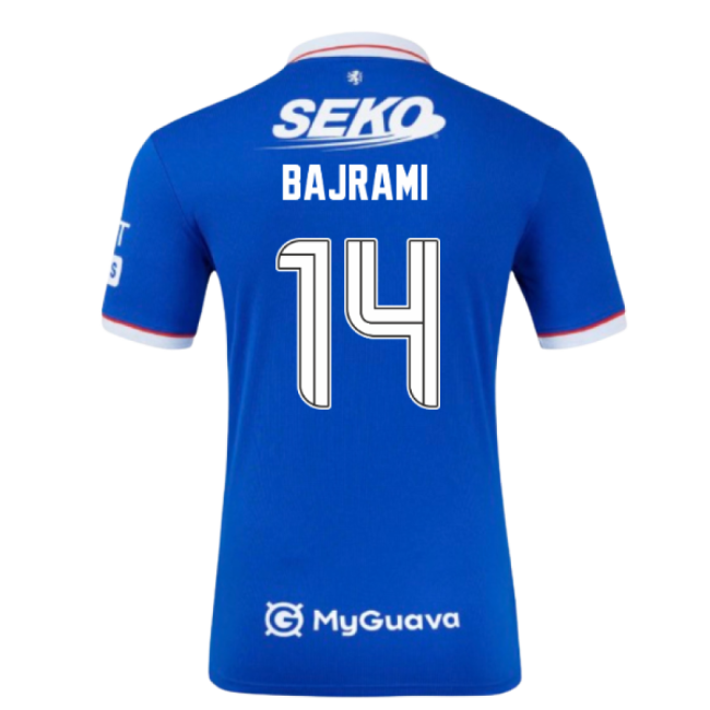 2025-2026 Rangers Authentic Home Shirt (Bajrami 14)
