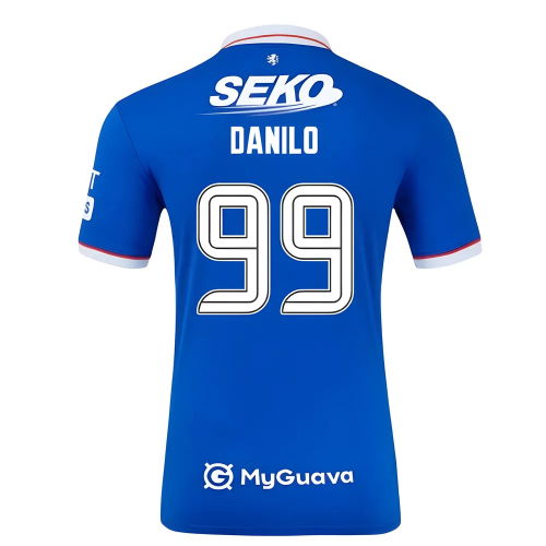 2025-2026 Rangers Authentic Home Shirt (Danilo 99)
