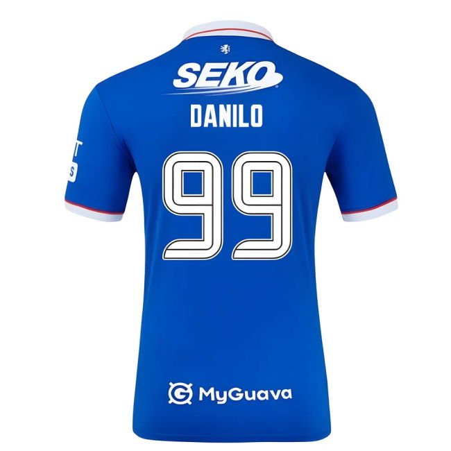 2025-2026 Rangers Authentic Home Shirt (Danilo 99)