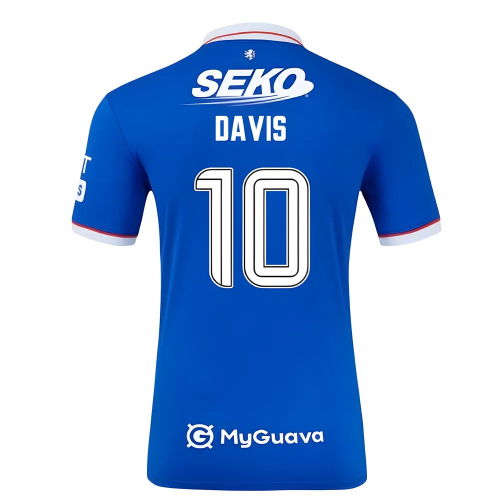2025-2026 Rangers Authentic Home Shirt (Davis 10)