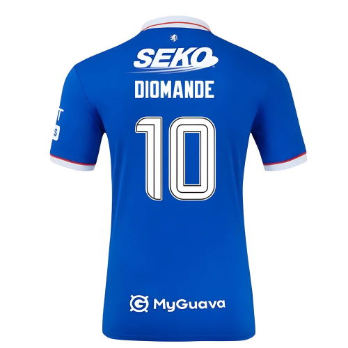 2025-2026 Rangers Authentic Home Shirt (Diomande 10)