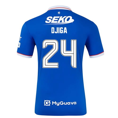 2025-2026 Rangers Authentic Home Shirt (Djiga 24)