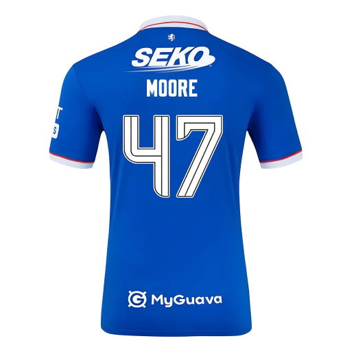 2025-2026 Rangers Authentic Home Shirt (Moore 47)