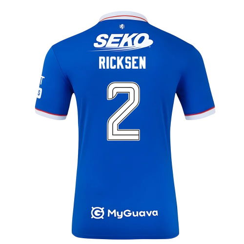 2025-2026 Rangers Authentic Home Shirt (Ricksen 2)