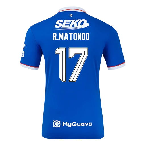 2025-2026 Rangers Authentic Home Shirt (R.Matondo 17)