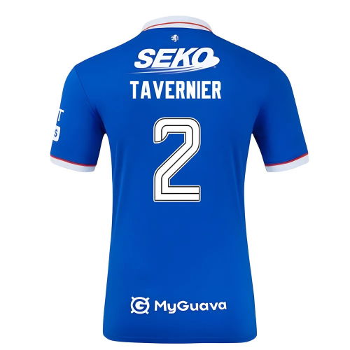2025-2026 Rangers Authentic Home Shirt (Tavernier 2)