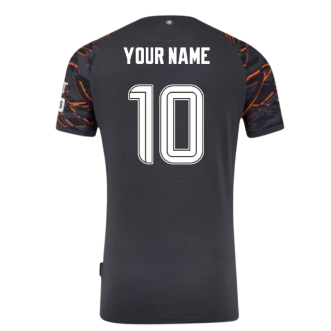 2025-2026 Rangers Away Goalkeeper Shirt (Kids) (Your Name)
