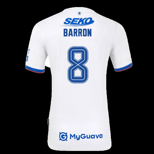 2025-2026 Rangers Away Shirt (Barron 8) 2025-2026 Rangers Away Shirt (Barron 8)