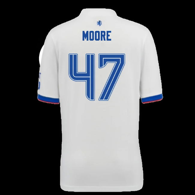 2025-2026 Rangers Away Shirt (Kids) (Moore 47)