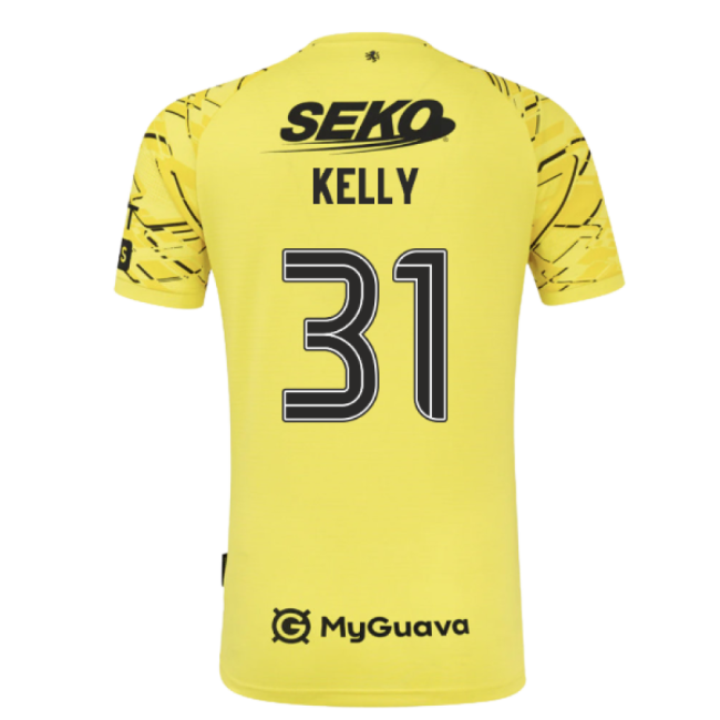 2025-2026 Rangers Home Goalkeeper Shirt (Yellow) - Kids (Kelly 31)