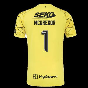 2025-2026 Rangers Home Goalkeeper Shirt (Yellow) - Kids (McGregor 1)