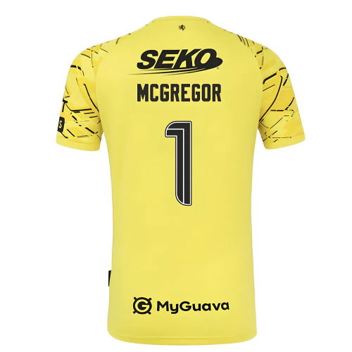 2025-2026 Rangers Home Goalkeeper Shirt (Yellow) (McGregor 1)  2025-2026 Rangers Home Goalkeeper Shirt (Yellow) (McGregor 1)